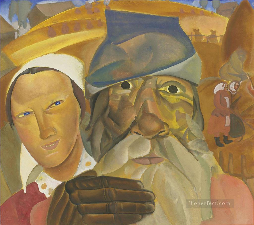 FACES OF RUSSIA BY 1923 Boris Dmitrievich Grigoriev Oil Paintings